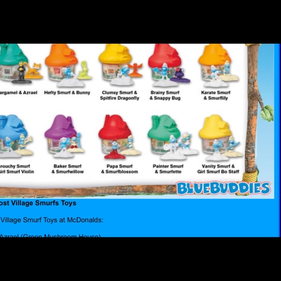 2017 Smurfs The Lost Village McDonalds Toys - Picture 2 of 7